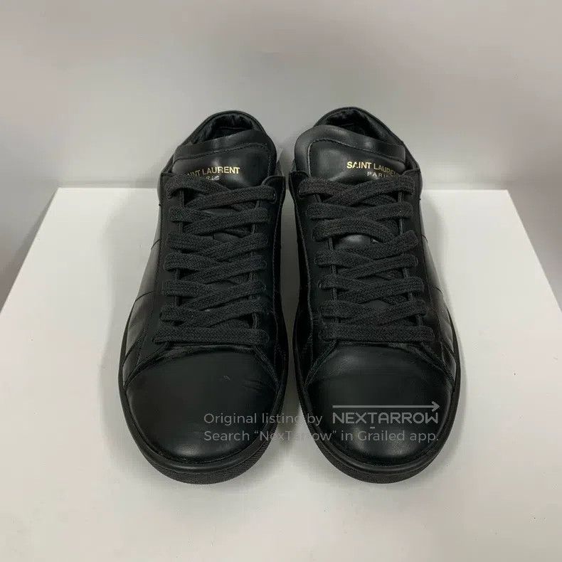 Saint Laurent Paris Saint Laurent Paris Black Sneakers Size US 8 / EU 41 - 2 Thumbnail
