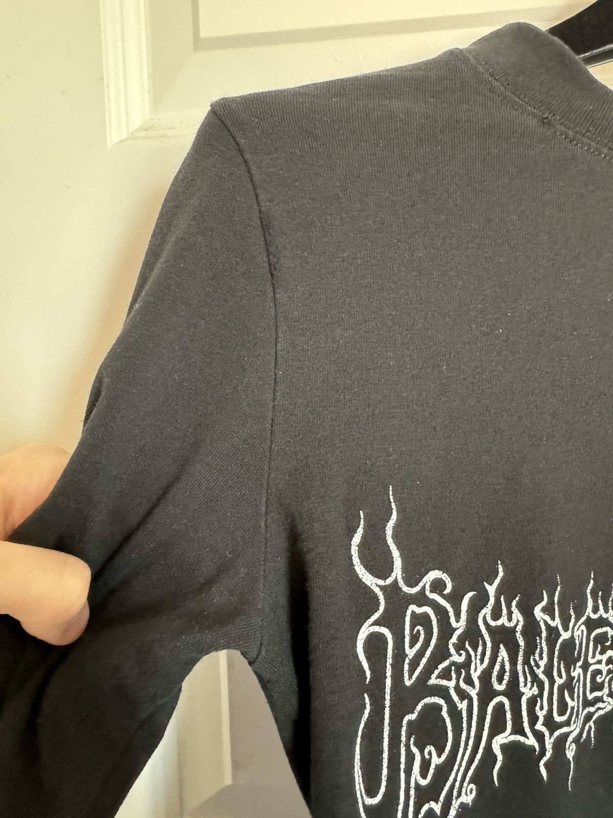 Balenciaga Balenciaga Spring 24 Darkwave Heavy Metal Fitted Longsleeve Size US L / EU 52-54 / 3 - 7 Thumbnail