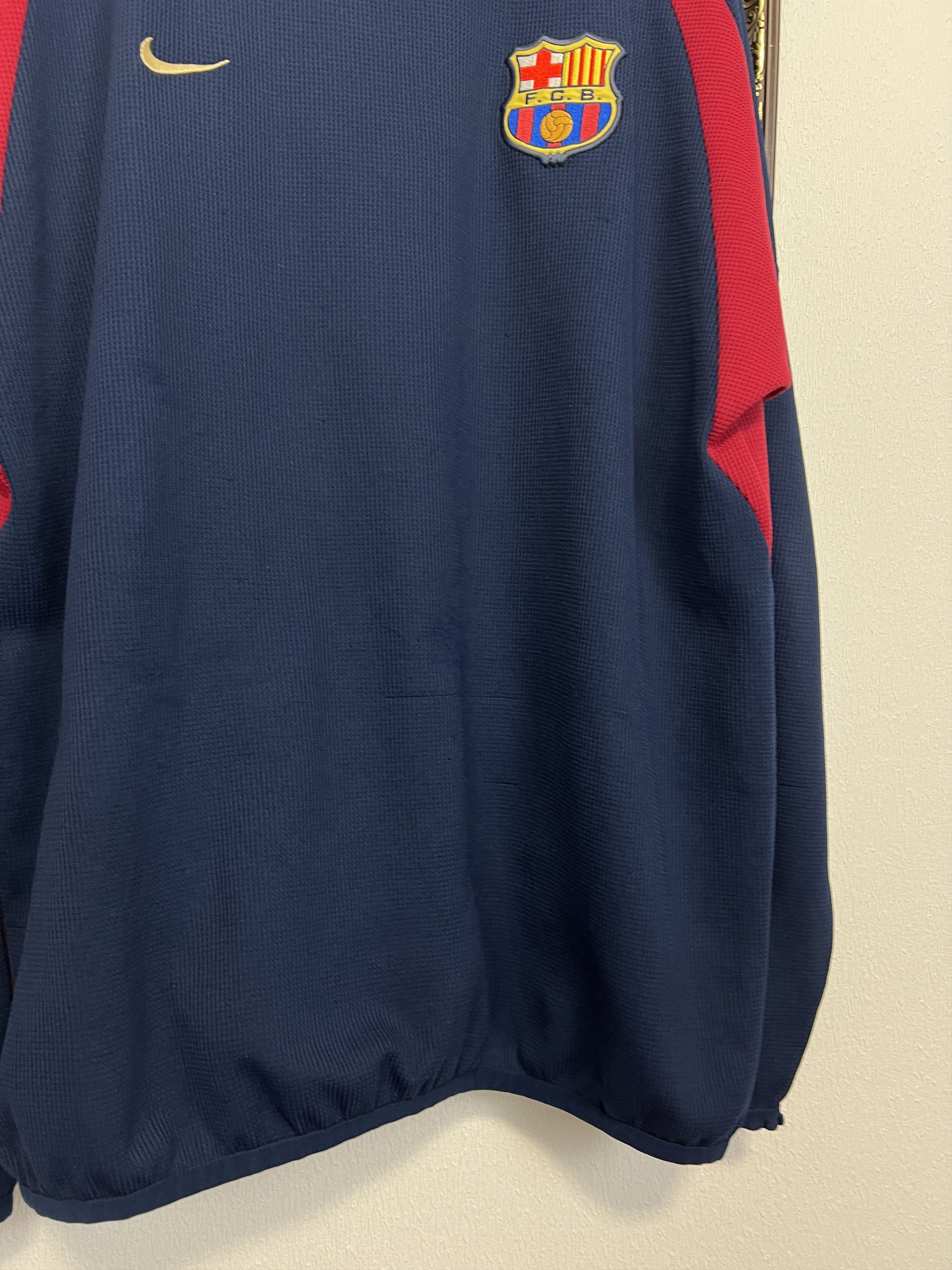Nike Vintage 2000's Nike Barcelona Football Sweatshirt Track Top Size US XL / EU 56 / 4 - 5 Thumbnail