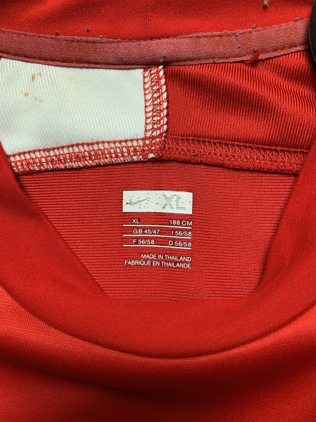 Nike × Vintage Vintage Nike England rugby jersey size XL red Size US XL / EU 56 / 4 - 3 Thumbnail