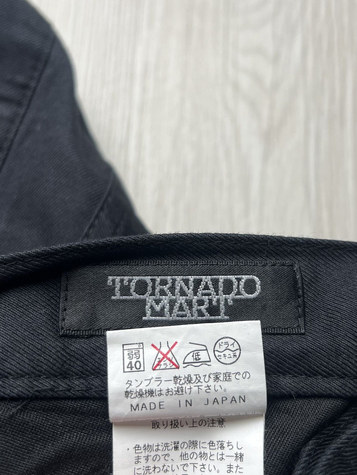 Tornado Mart Tornado Mart Wrinkled Extra Long Boot Cut Pants Size US 31 - 5 Thumbnail