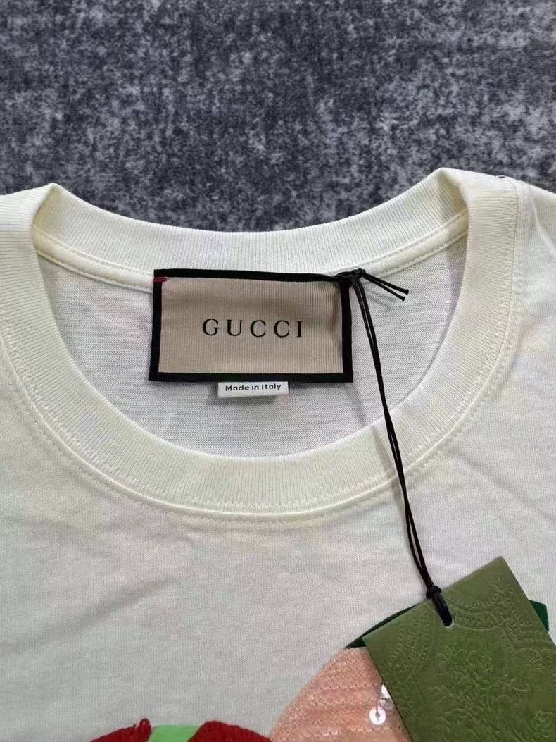 Gucci Gucci Cherry sequins, embroidery, short sleeves 2503-Nextar Size US XXS / EU 40 - 3 Thumbnail
