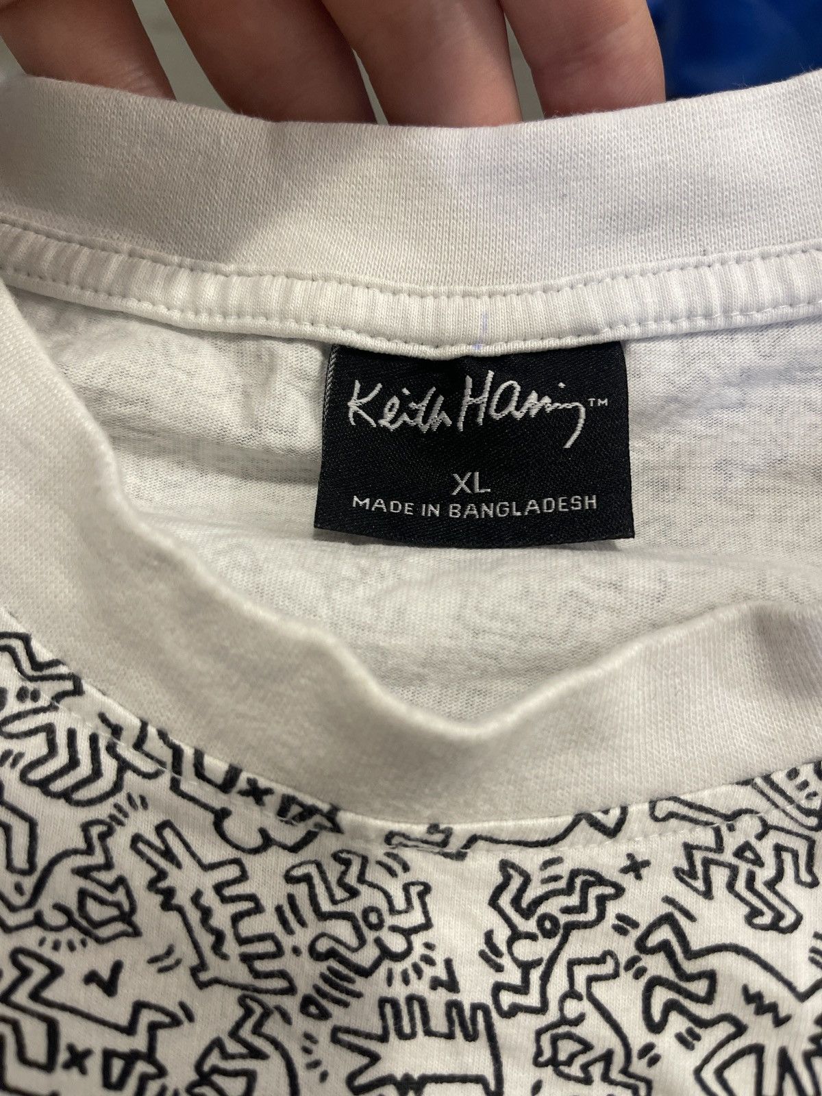 Keith Haring Keith Haring art designer tee t shirt men cotton XL Size US XL / EU 56 / 4 - 7 Thumbnail