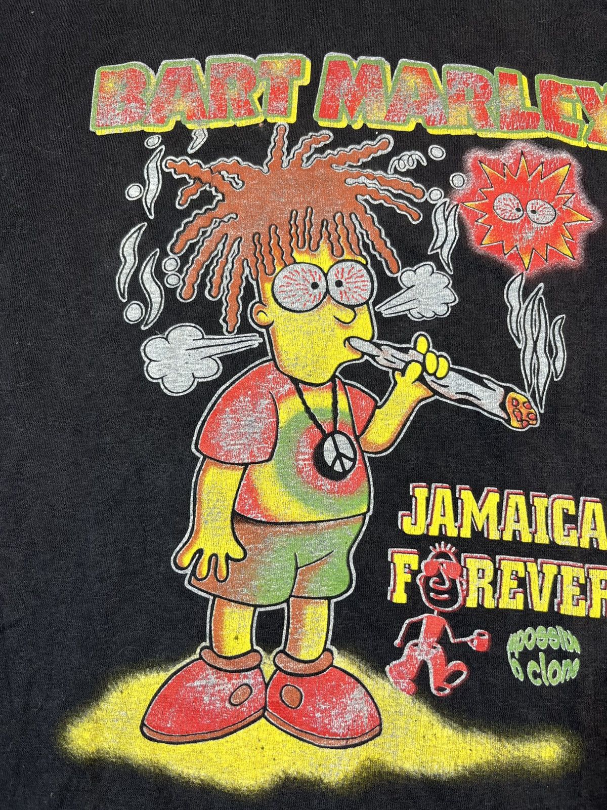 Bob Marley Vintage T Shirt Bob Bart Marley Jamaica Forever Size US M / EU 48-50 / 2 - 4 Thumbnail