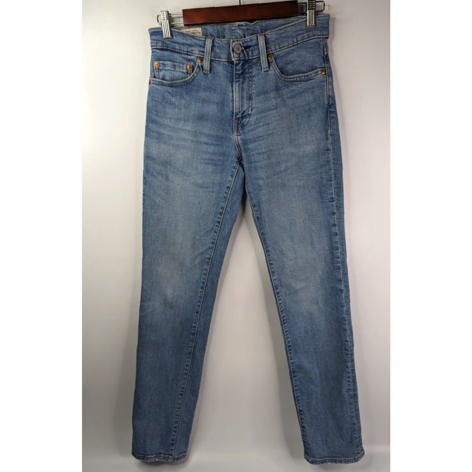 Levi's Levi’s 511 Jeans Men 28x32 Blue Denim Medium Wash Straight 5-Pocket Regular Jeans Mens Size US 28 / EU 44 - 2 Thumbnail