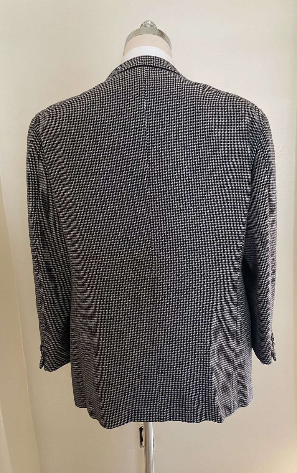 Armani Collezioni × Vintage Cashmere Blend Tweed Jacket Size 46R - 4 Thumbnail