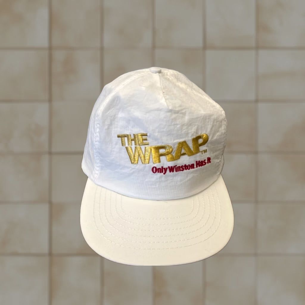 Vintage Vintage Winston Snapback Logo Hat Cap Black Adjustable Wht Size ONE SIZE - 1 Thumbnail