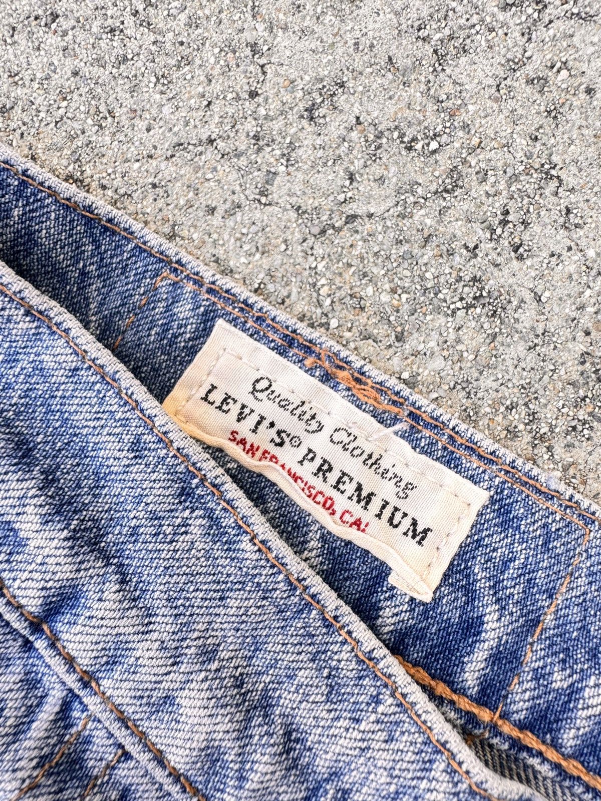 Levi's Vintage Levi’s 501 Distressed Knee Denim Jeans Size US 29 - 3 Thumbnail