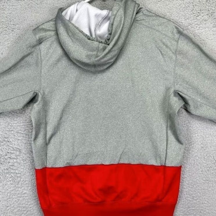 Nike Nike Ohio State Buckeyes Hoodie Mens Small Dri Fit Gray Red Sweatshirt Sweater Pullover Size US S / EU 44-46 / 1 - 3 Thumbnail