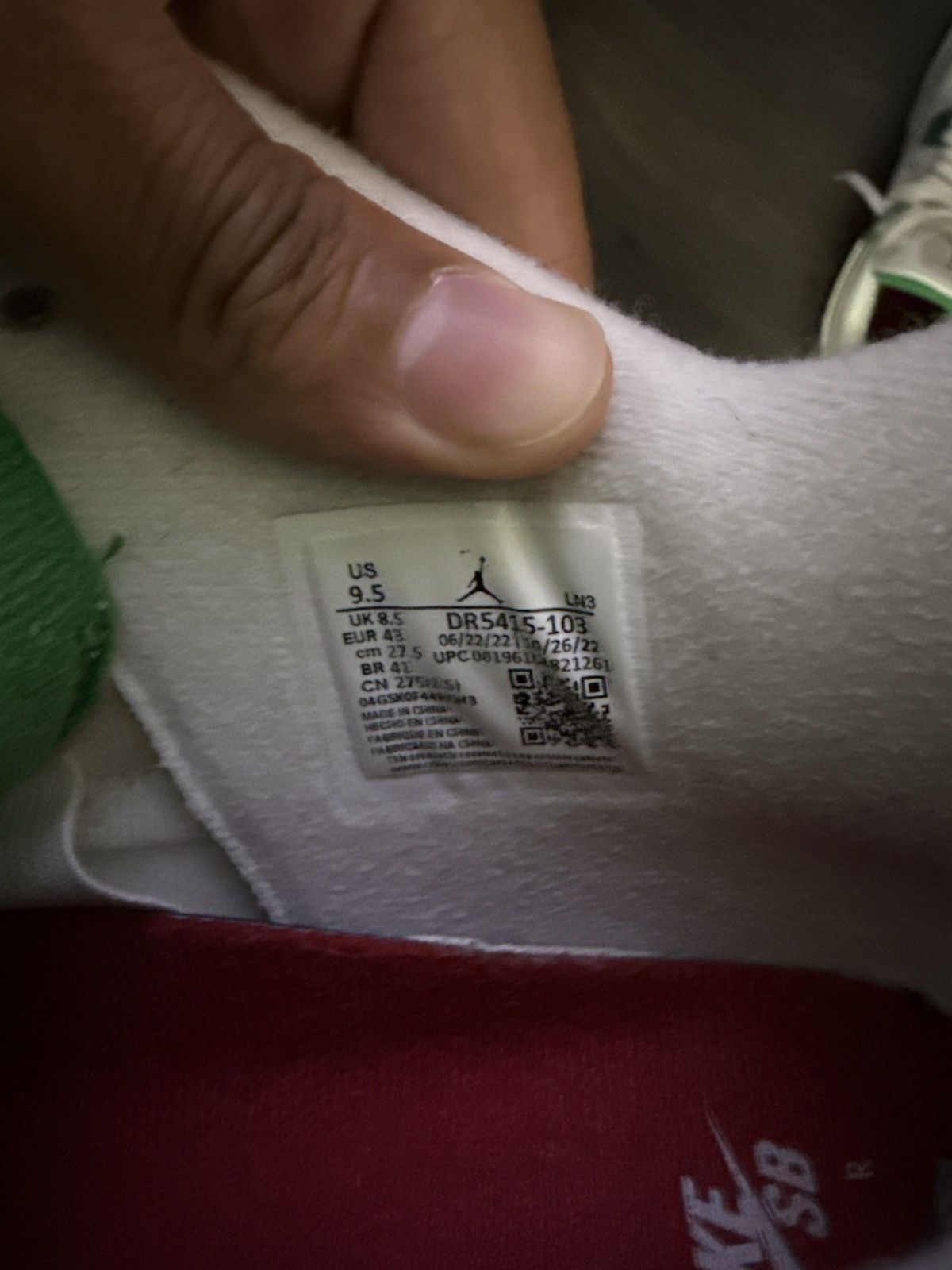 Jordan Brand pine green sb 4s Size US 9.5 / EU 42-43 - 6 Thumbnail