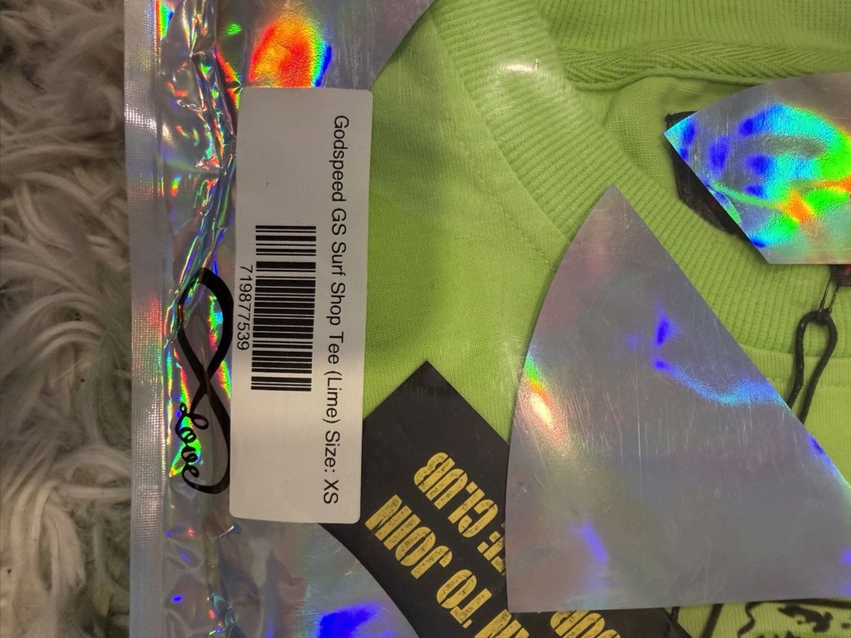 Godspeed Godspeed GS Surf Shop Tee Lime XS Size US XS / EU 42 / 0 - 10 Thumbnail