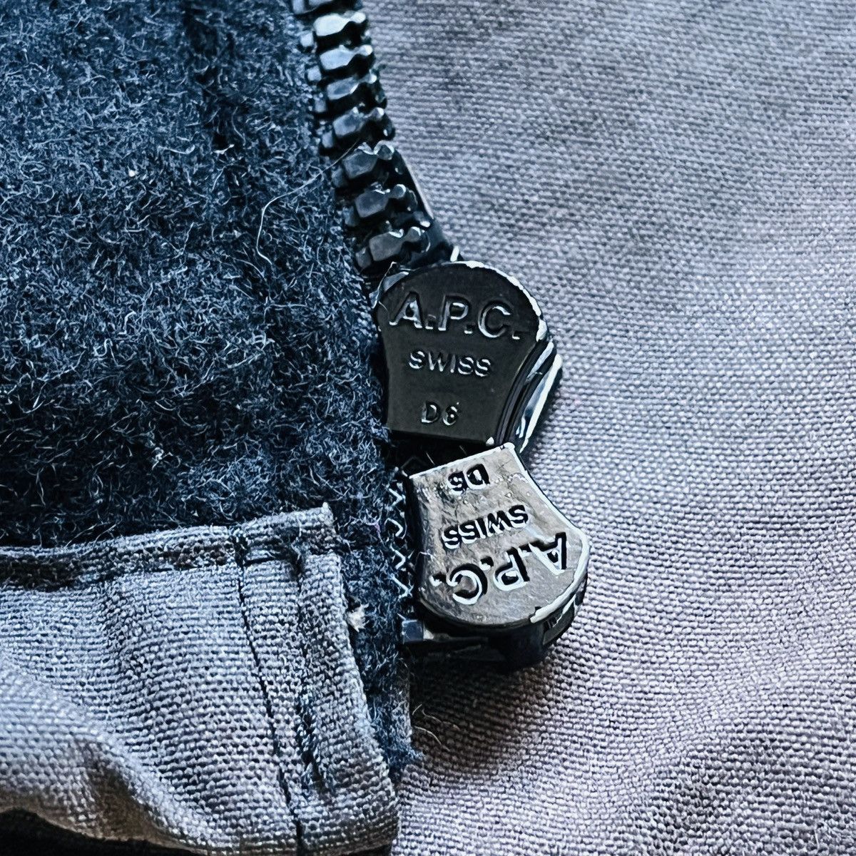 A.P.C. × Vintage Vintage 90s A.P.C Jean Touitou Double Elbow Jacket France Size US S / EU 44-46 / 1 - 17 Thumbnail