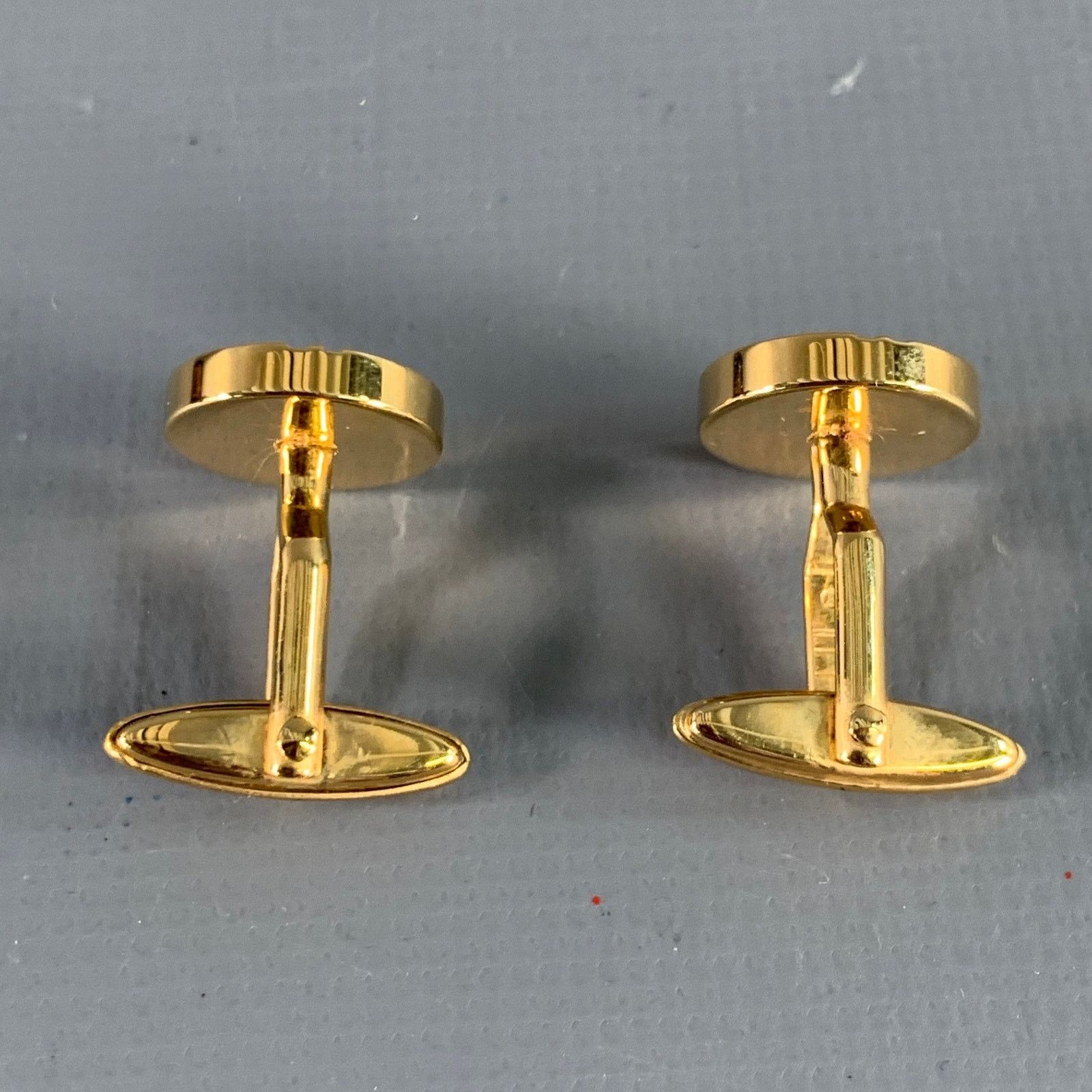 Alfred Dunhill DUNHILL Vintage Gold Silver Monogram Metal Cuff Links Size ONE SIZE - 2 Thumbnail