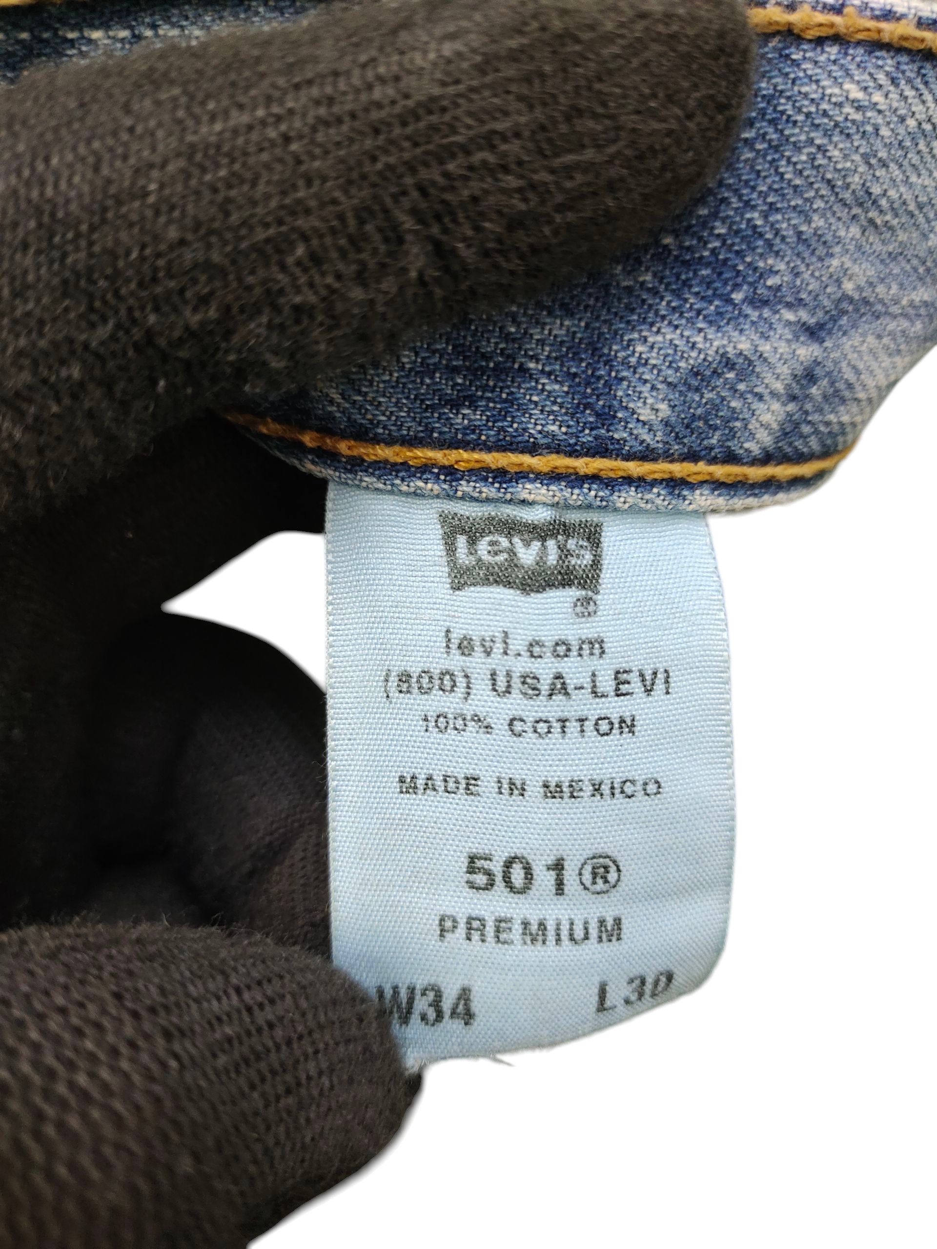 Levi's Vintage Levis 501 Clawmark Distress Faded Jeans Size US 34 / EU 50 - 14 Thumbnail