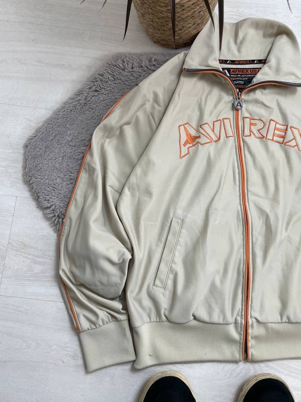 Avirex × Vintage Avirex USA Vintage Zip Hooded Big Center Logo Faded Hoodie Size US M / EU 48-50 / 2 - 2 Thumbnail