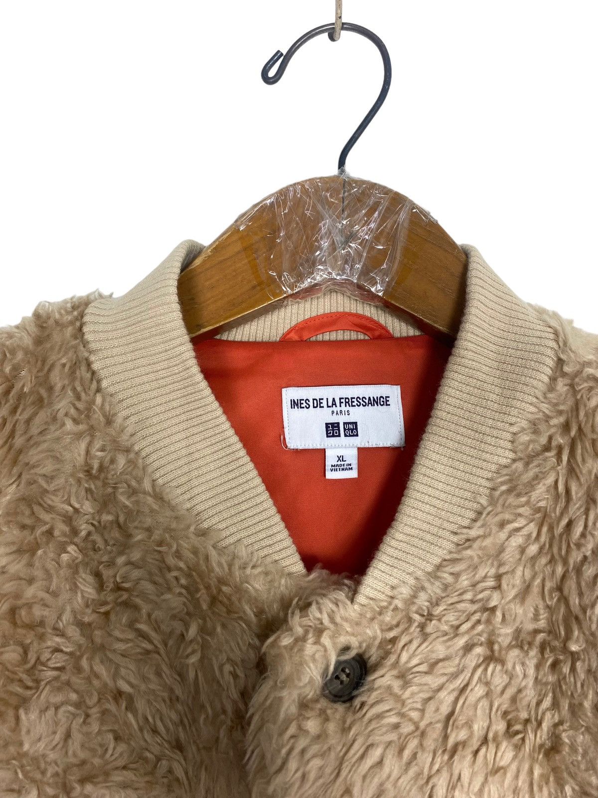 Japanese Brand Rare‼️ Ines De La Fressange Paris X Uniqlo Deep Pile Jacket Size L / US 10 / IT 46 - 5 Thumbnail