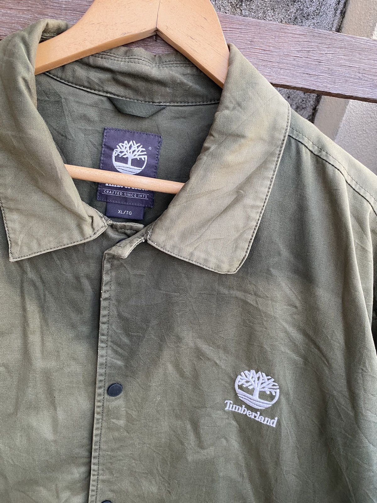 Timberland Vintage Sunfaded Timberland Streetwear Spellout Jacket Size US XL / EU 56 / 4 - 5 Thumbnail