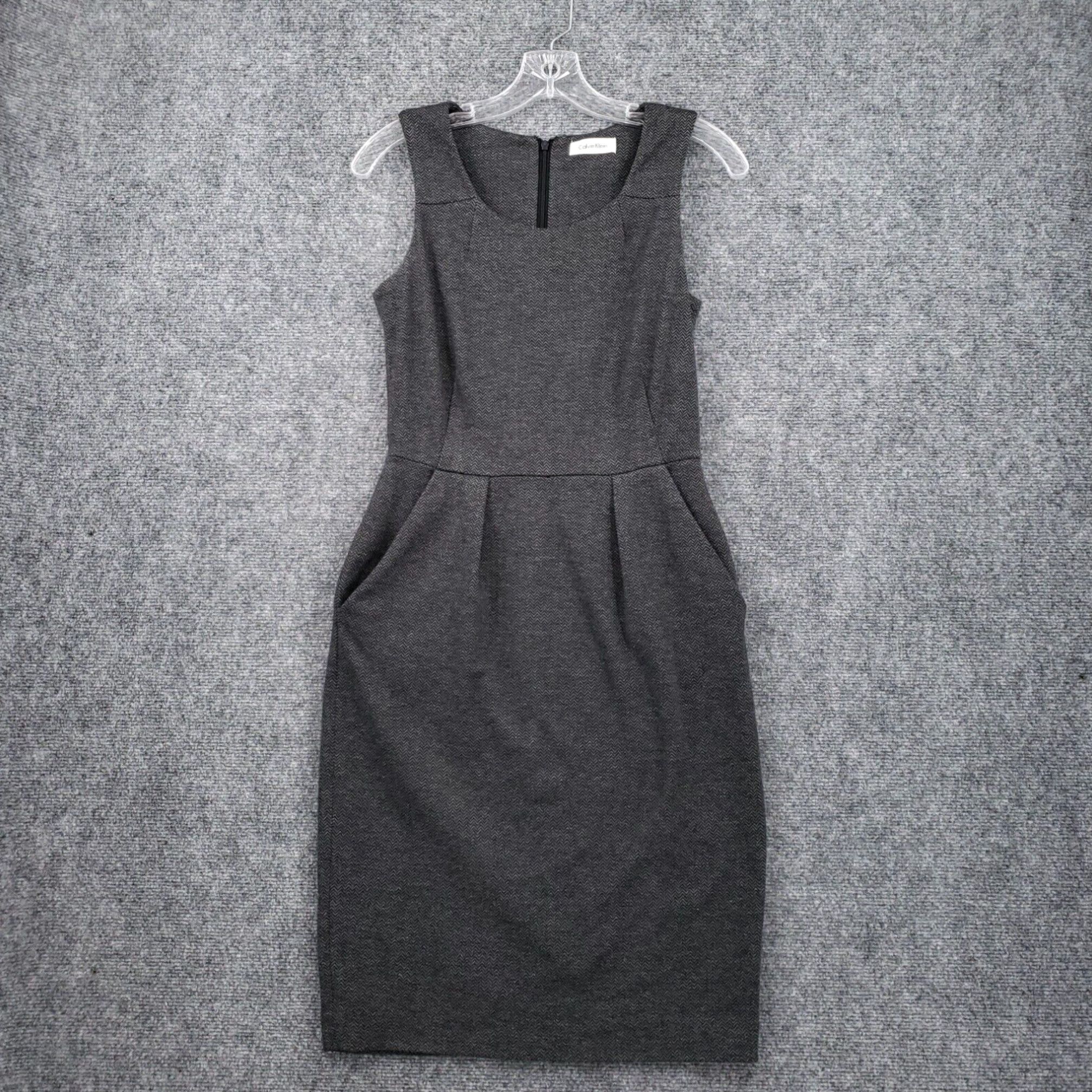 Calvin klein dress with pockets deals