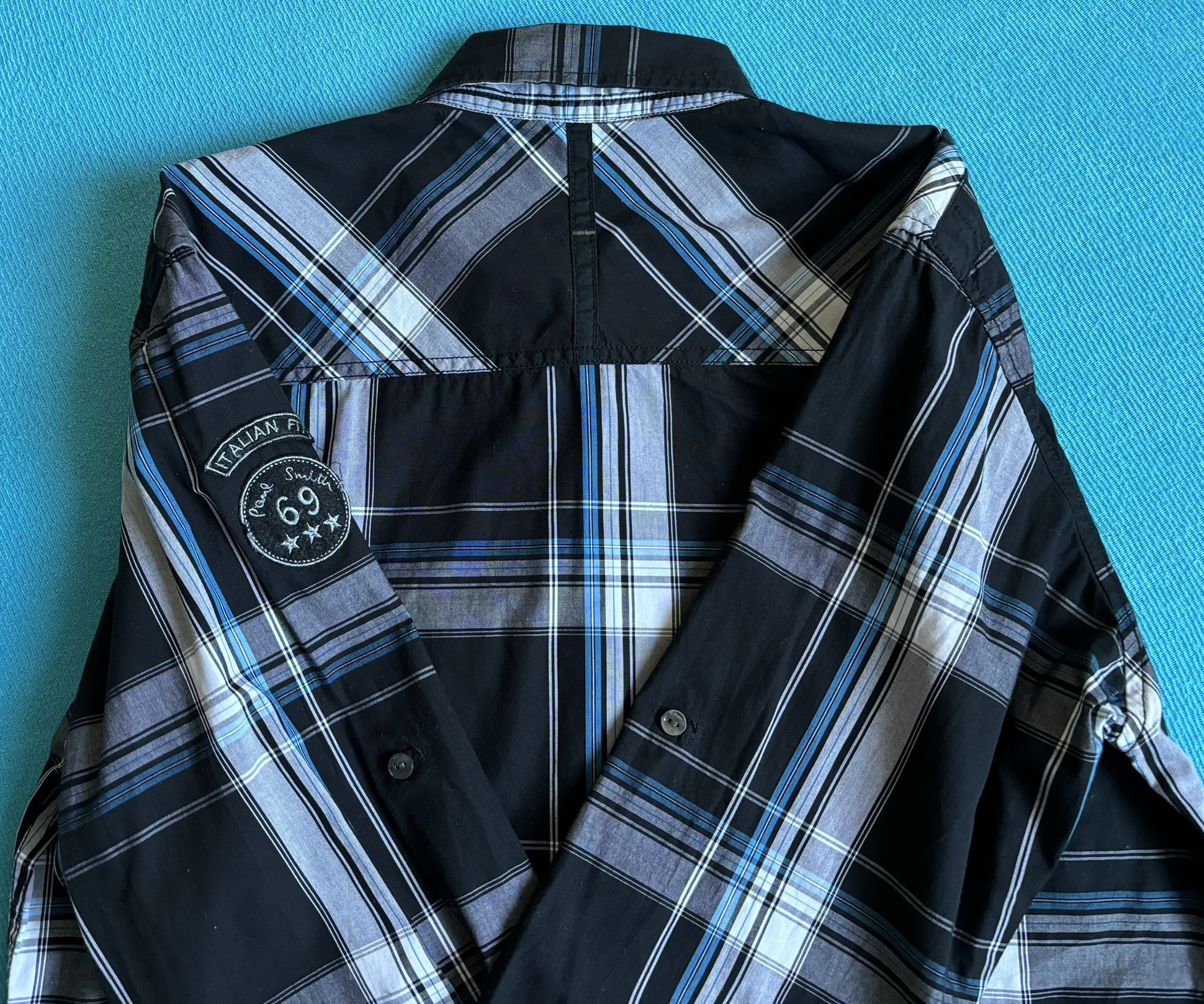 Paul Smith Paul Smith Italian Fit 69 black white check shirt size XL Size US XL / EU 56 / 4 - 11 Thumbnail