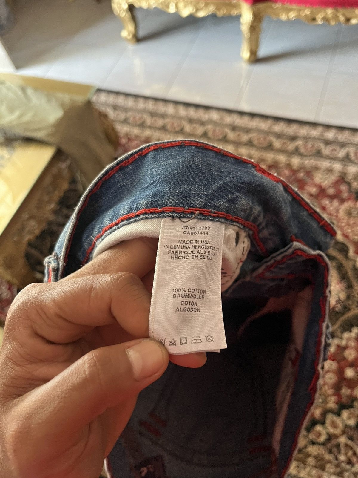 True Religion Y2K True Religion Distressed Jorts Size US 33 - 11 Thumbnail
