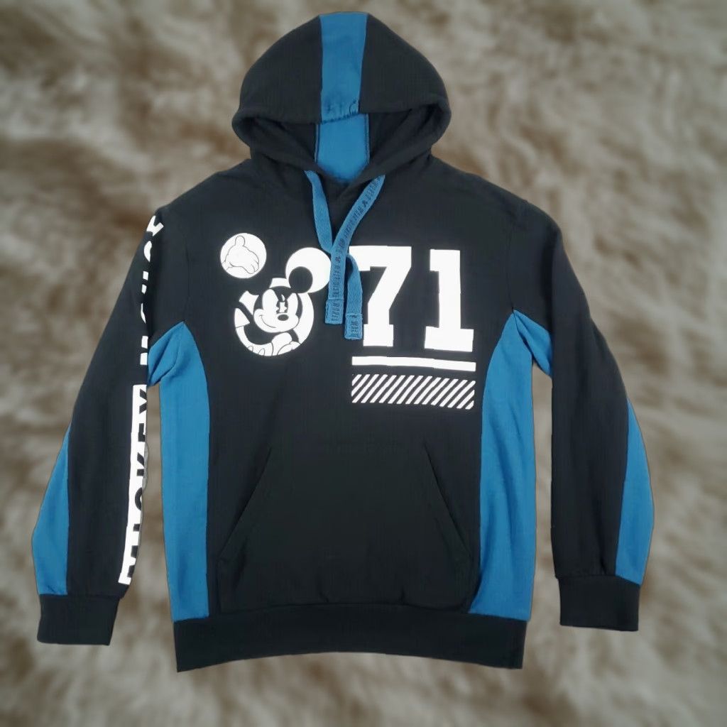Disney VINTAGE Disney Mickey Mouse Pullover Hoodie Men Small Black Fleece Sweatshirt Logo Classic Size US S / EU 44-46 / 1 - 1 Thumbnail