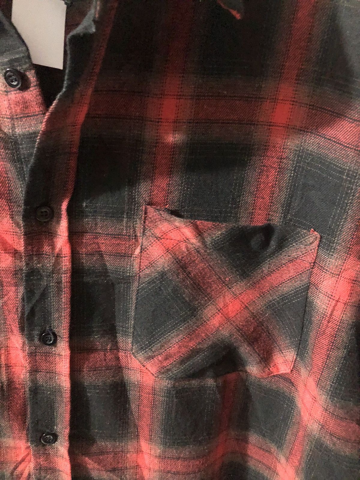 Flannel × Japanese Brand FLANNEL x GUYSTORY RED BLACK Size US XXL / EU 58 / 5 - 7 Thumbnail
