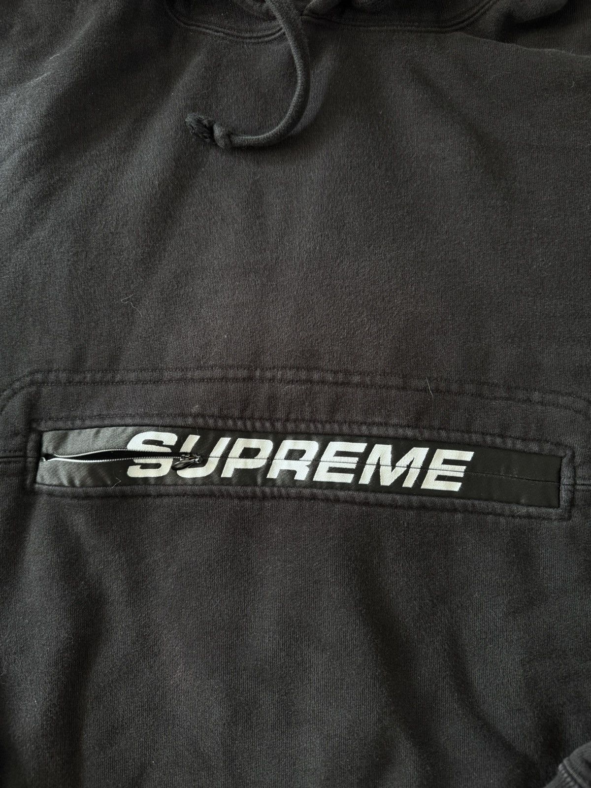 Supreme Black Supreme zip Pouch hoodie Size US M / EU 48-50 / 2 - 3 Thumbnail
