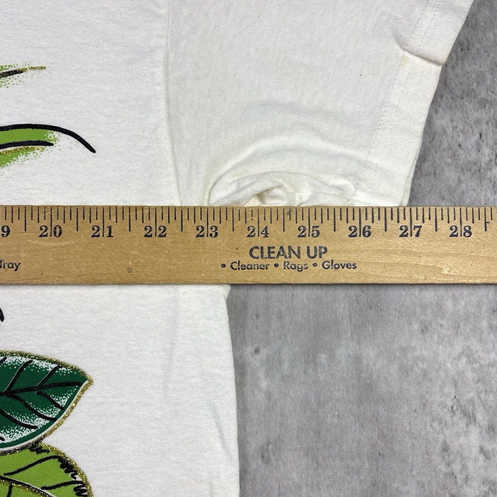 Sunflower VINTAGE FLOWER T-Shirt Women’s 2XL White Crew Neck Short Sleeve Flower 90s Mens Girls Size XXL / US 16-18 / IT 52-54 - 3 Thumbnail
