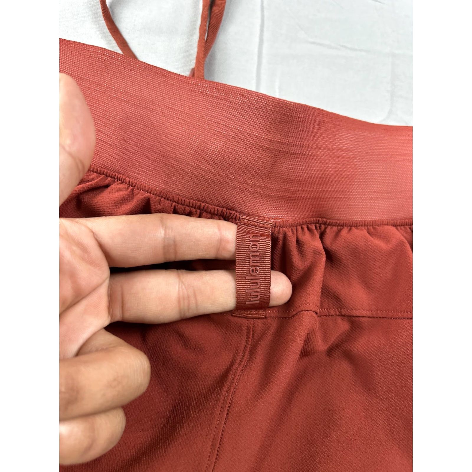 Lululemon Lululemon Jogger Pants Womens 2 Orange High Rise Elastic Waist Pockets Knit Nylon Spandex Tapered 28.5in Inseam Size 26" / US 2 / IT 38 - 5 Thumbnail