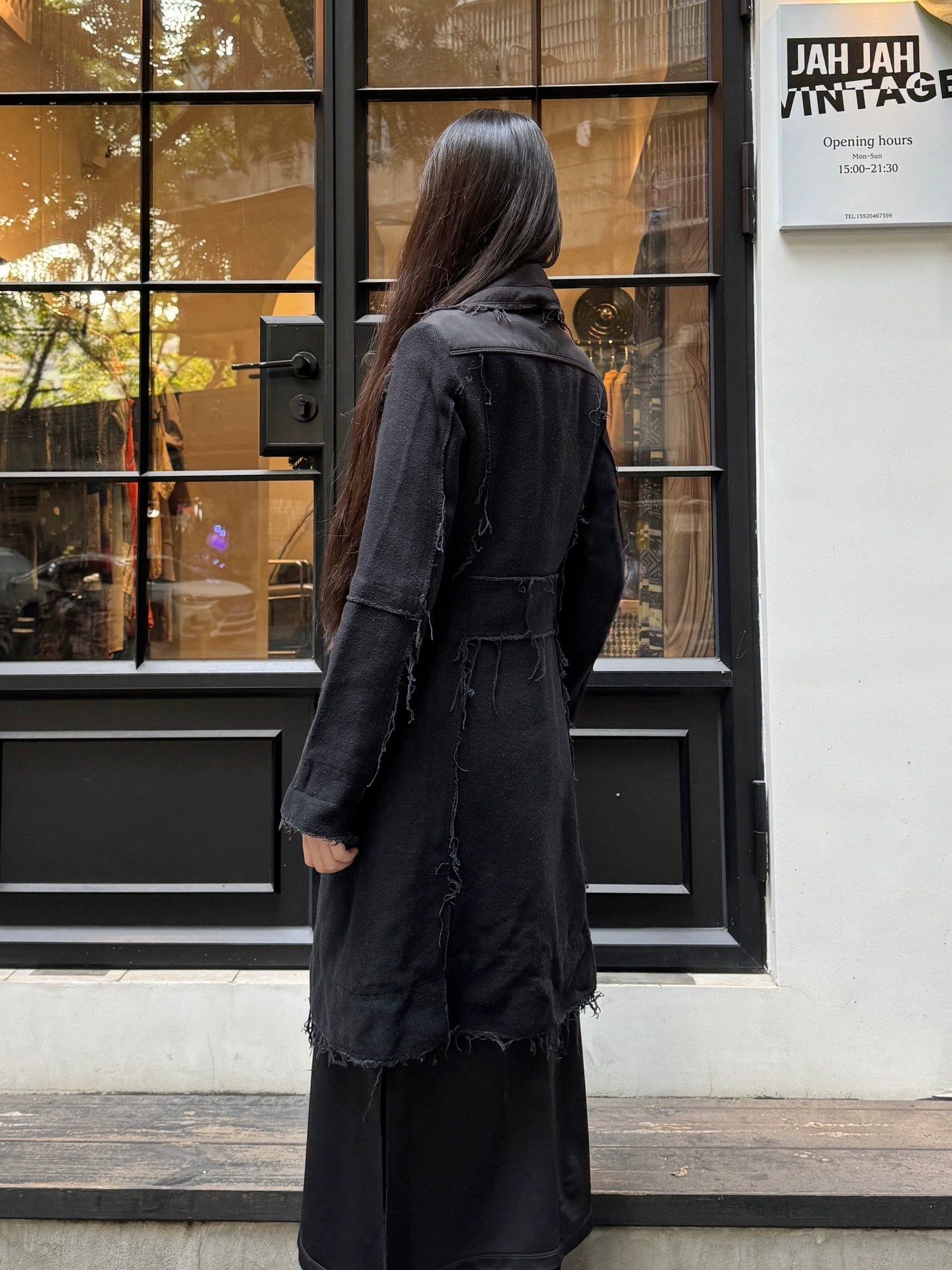 Diesel Diesel Vintage Distressed Denim Lapel Long Coat XS Size XS / US 0-2 / IT 36-38 - 4 Thumbnail