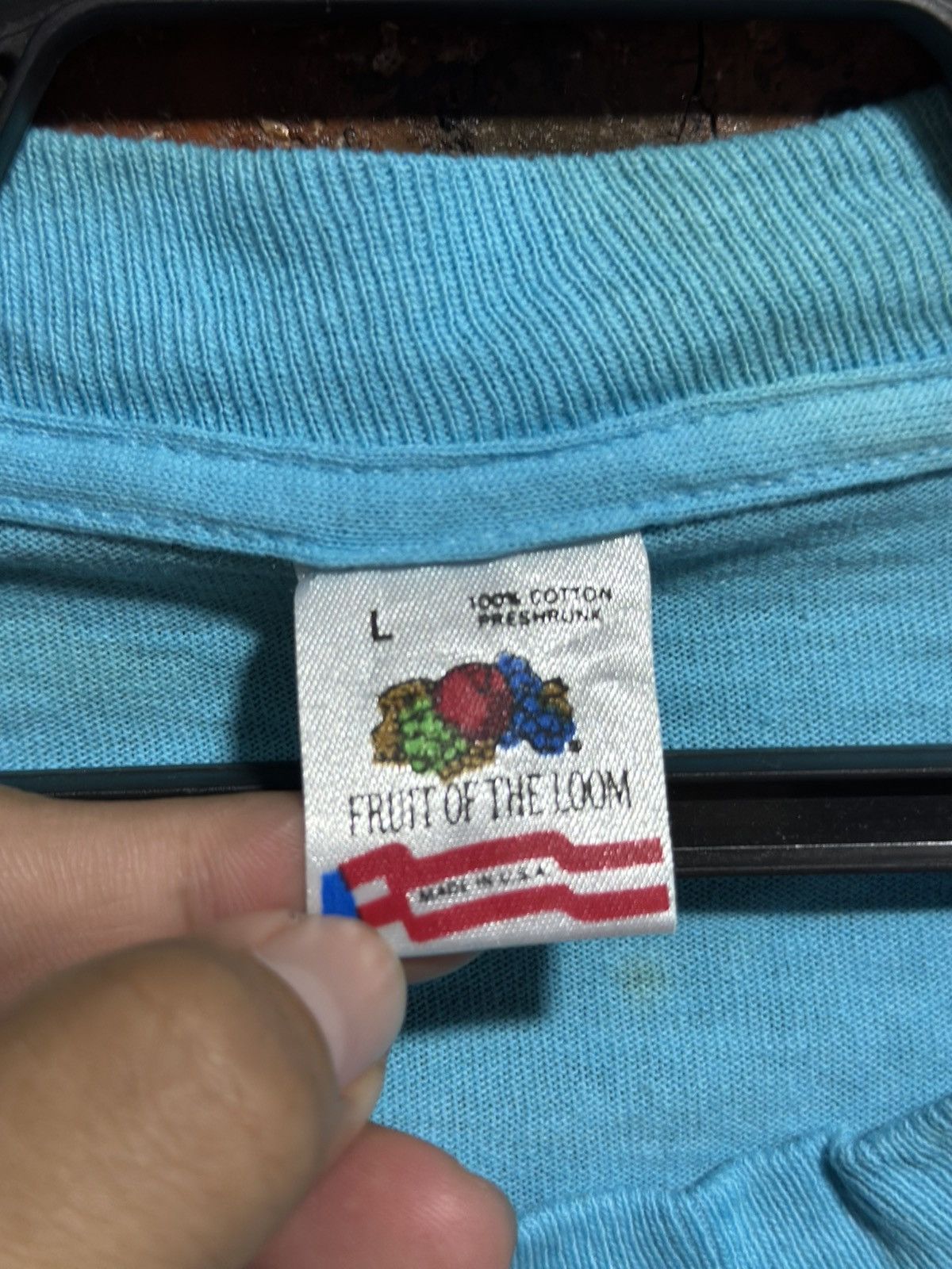 Fruit Of The Loom Vintage Dr Pepper With Flag Tyler Faded Tee Size US L / EU 52-54 / 3 - 6 Thumbnail