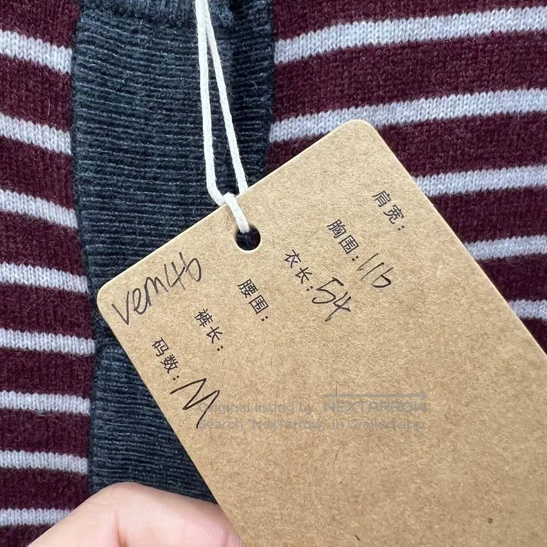 Brunello Cucinelli Brunello Cucinelli W25 Striped Button Knit Sweater Size M / US 6-8 / IT 42-44 - 5 Thumbnail