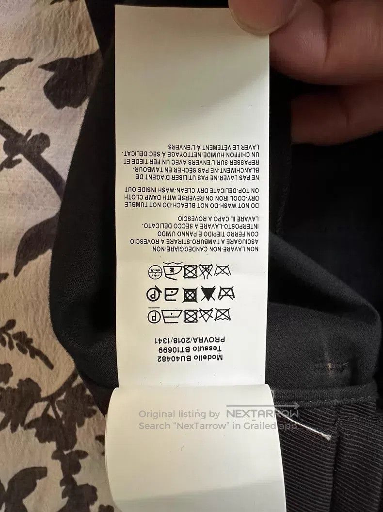 Versace Versace Black and white color-blocked legged slacks Size US 32 / EU 48 - 8 Thumbnail