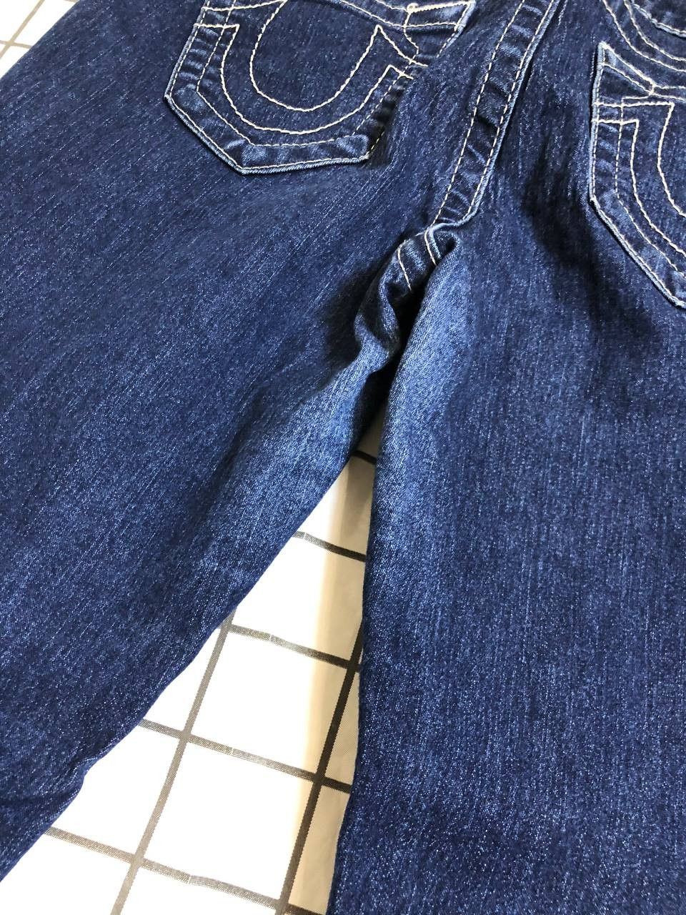 True Religion True Relion Johnny Dark Blue Wash Denim Jeans Women Size 28" / US 6 / IT 42 - 20 Thumbnail