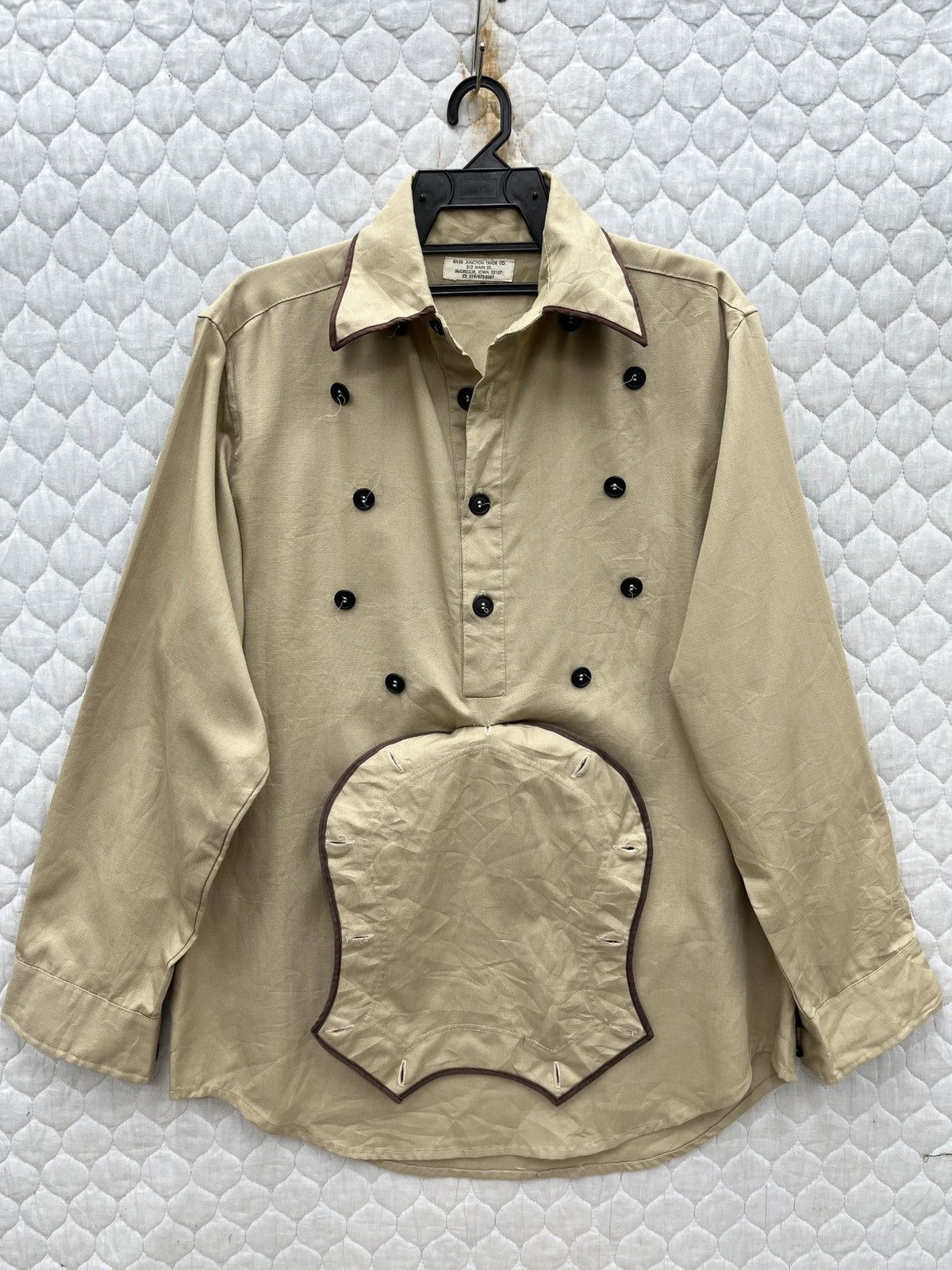 Vintage 🔥🔥🔥STEALS VTG RIVER JUNCTION BIB FRONT PULLOVER SHIRTS Size US M / EU 48-50 / 2 - 2 Thumbnail