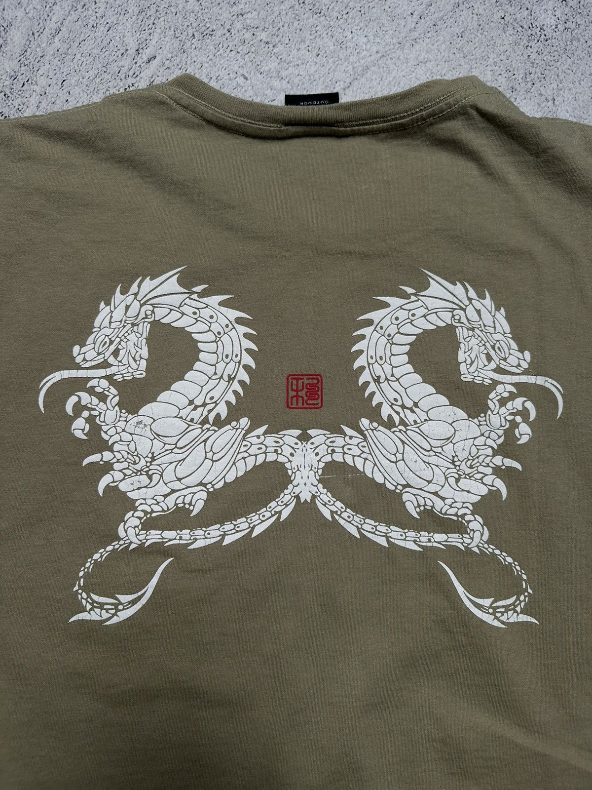 Stussy Vintage 90s Stussy Outdoor Dragon Print Tank Top T shirt Size US XL / EU 56 / 4 - 10 Thumbnail