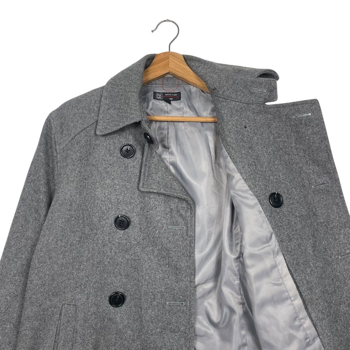 Michel Klein Michel Klein Double Breasted Wool Jacket Size US M / EU 48-50 / 2 - 10 Thumbnail