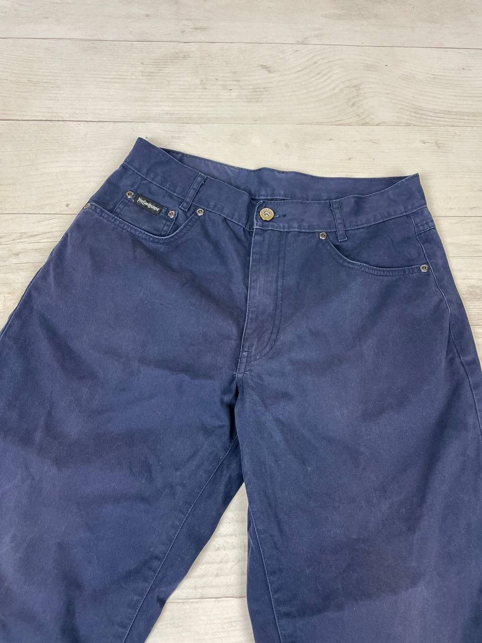 Other Yves Saint Laurent YSL Cotton Casual Pants Big Logo Size US 30 / EU 46 - 3 Thumbnail