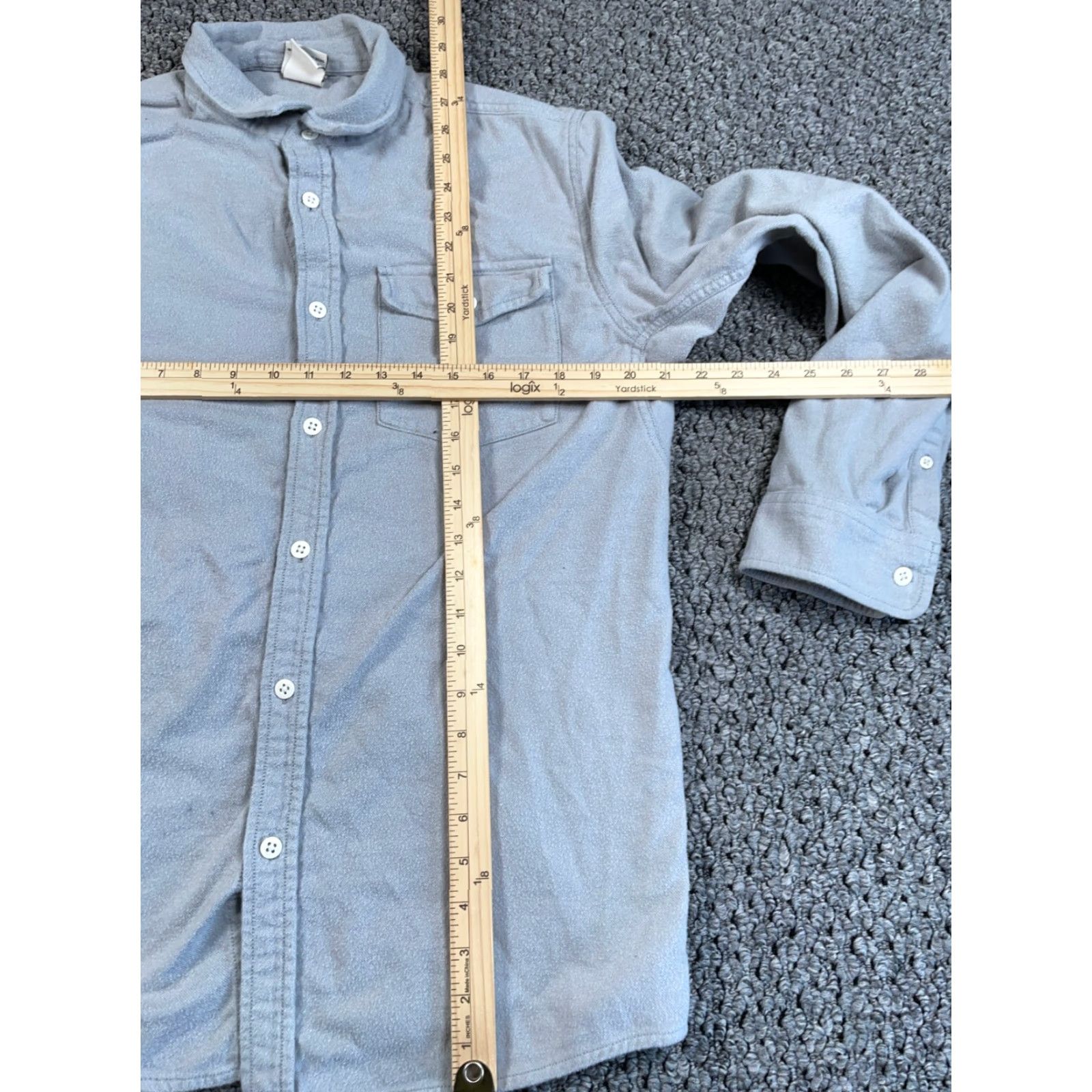 The North Face VINTAGE The North Face Lightweight Flannel Shirt Men L Gray Outdoors 90s Grunge Casual Button-Up Size US L / EU 52-54 / 3 - 7 Thumbnail