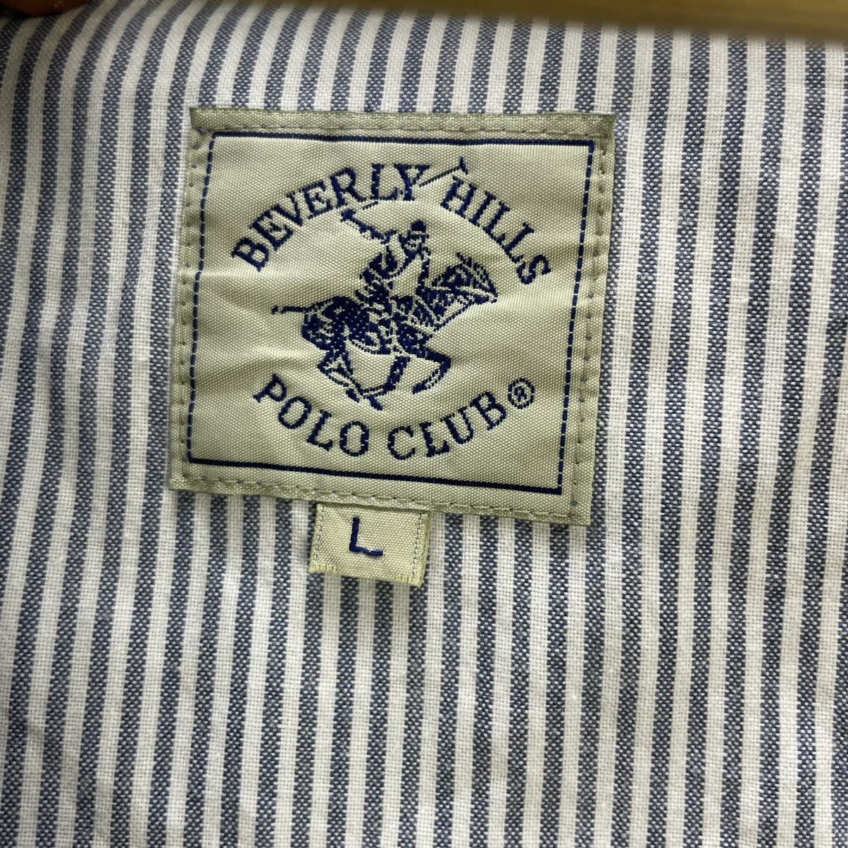 Beverly Hills Polo Club × Polo Ralph Lauren × Vintage 💥Vintage Beverly Hills Polo Club Spellout Hooded Jacket Size US M / EU 48-50 / 2 - 10 Thumbnail