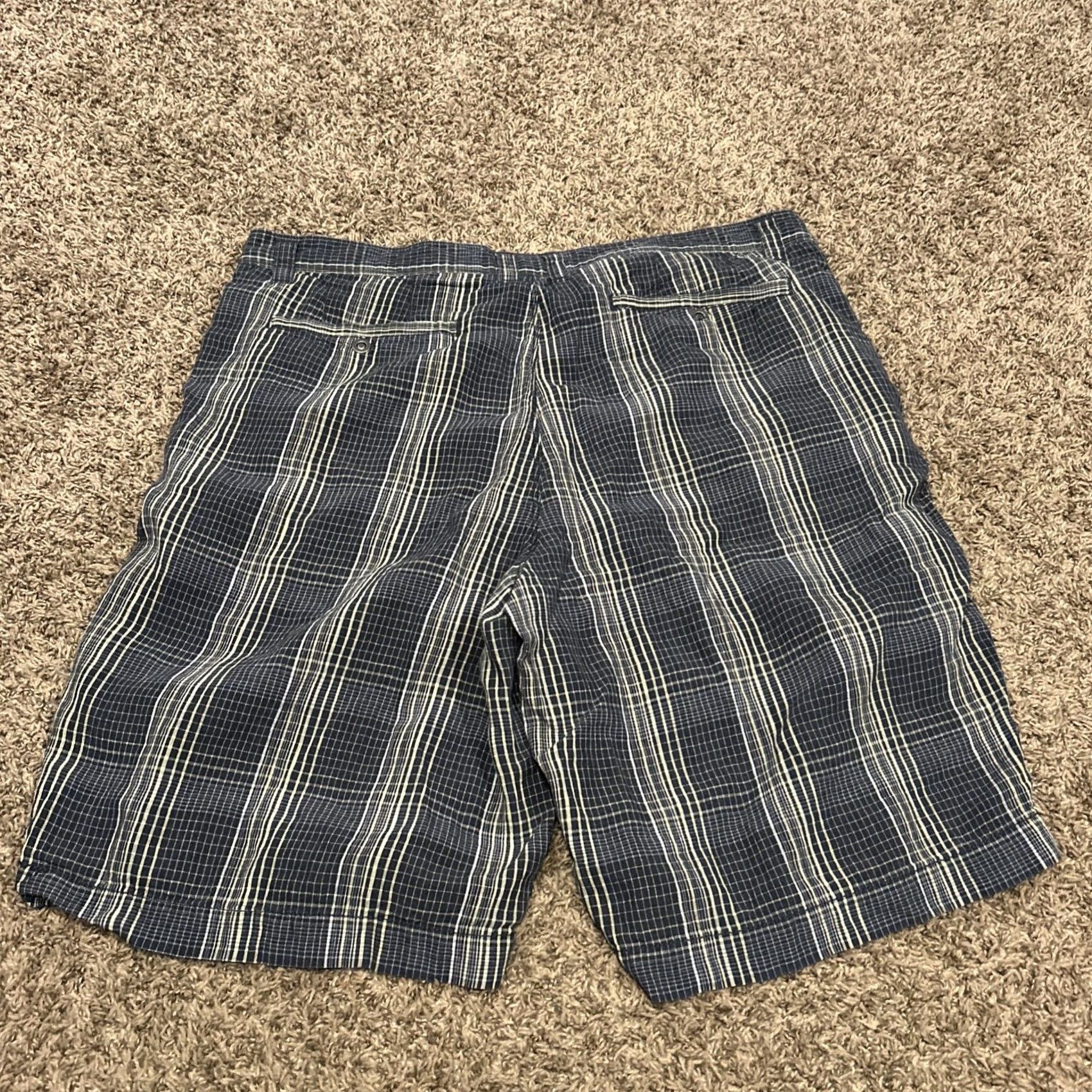 Tommy Bahama Tommy Bahama Men’s Shorts Plaid Linen Blend Casual 38 Multicolor Beach Chino Front Flat Front Pockets 11” inseam Regular Mens Size US 38 / EU 54 - 3 Thumbnail