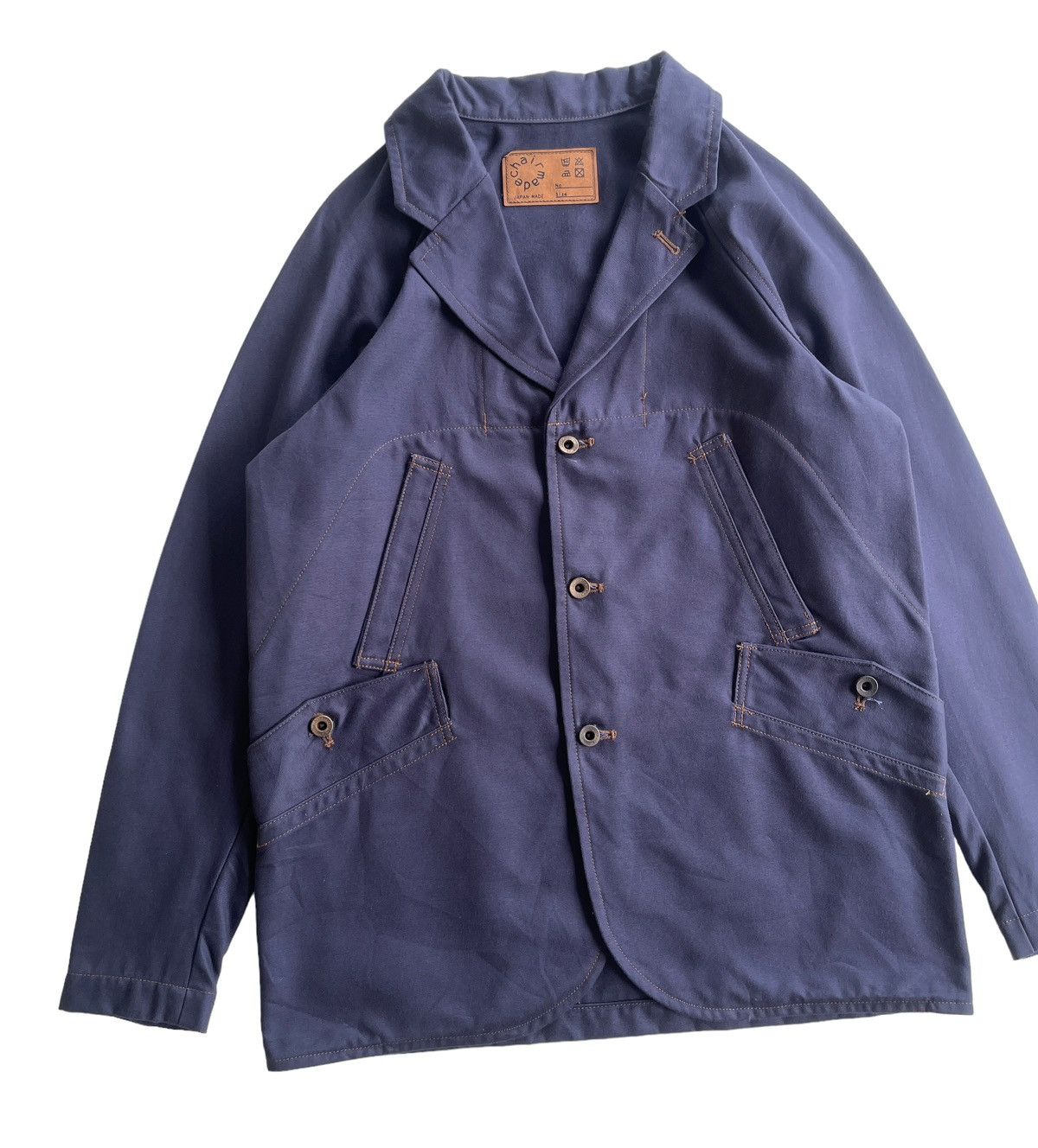 Japanese Brand Vintage 70s Chairmade Japan Worker Chore Jacket Size US M / EU 48-50 / 2 - 4 Thumbnail
