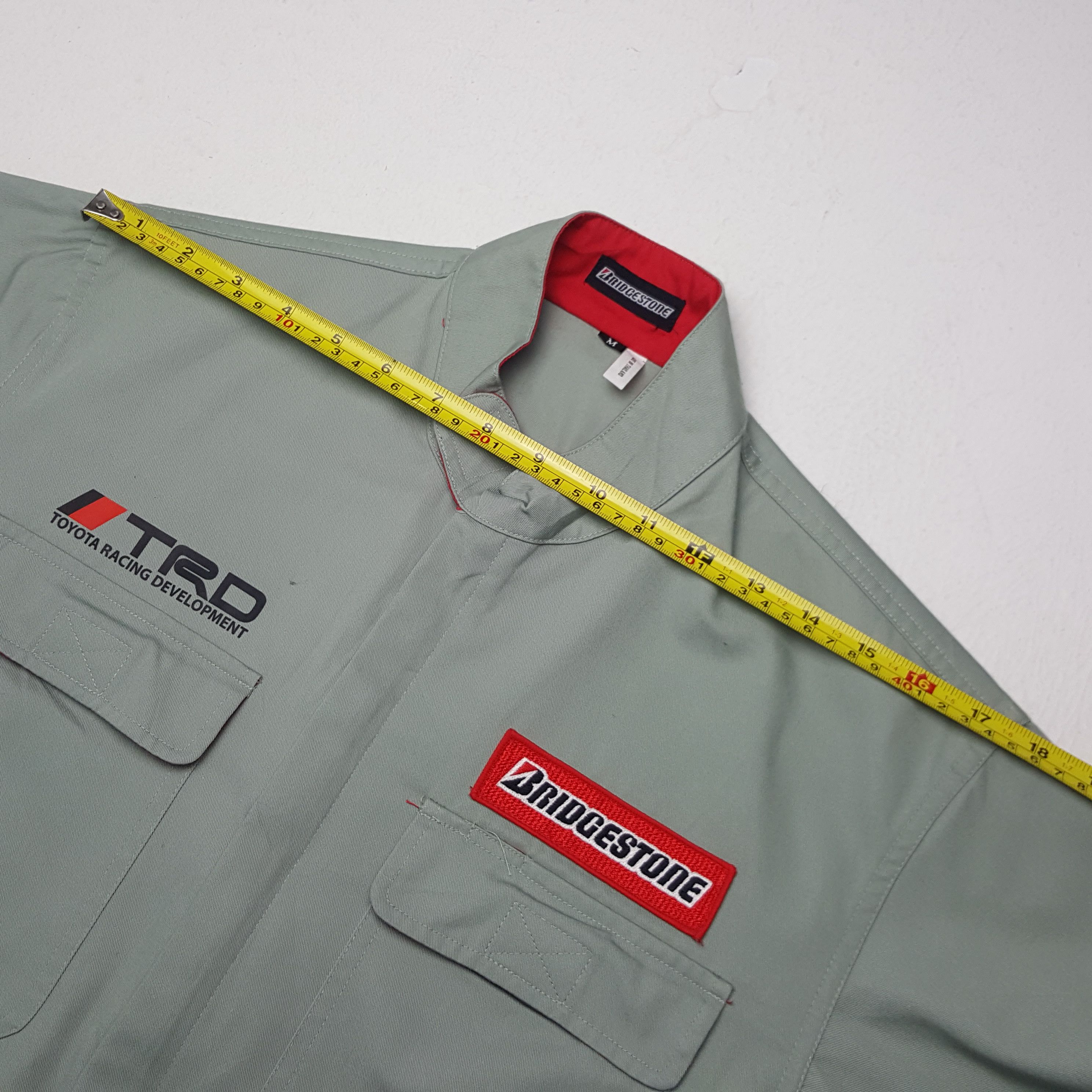 Japanese Brand × Vintage Vintage Bridgestone x Custom TRD Racing Coverall Jacket Size US S / EU 44-46 / 1 - 10 Thumbnail