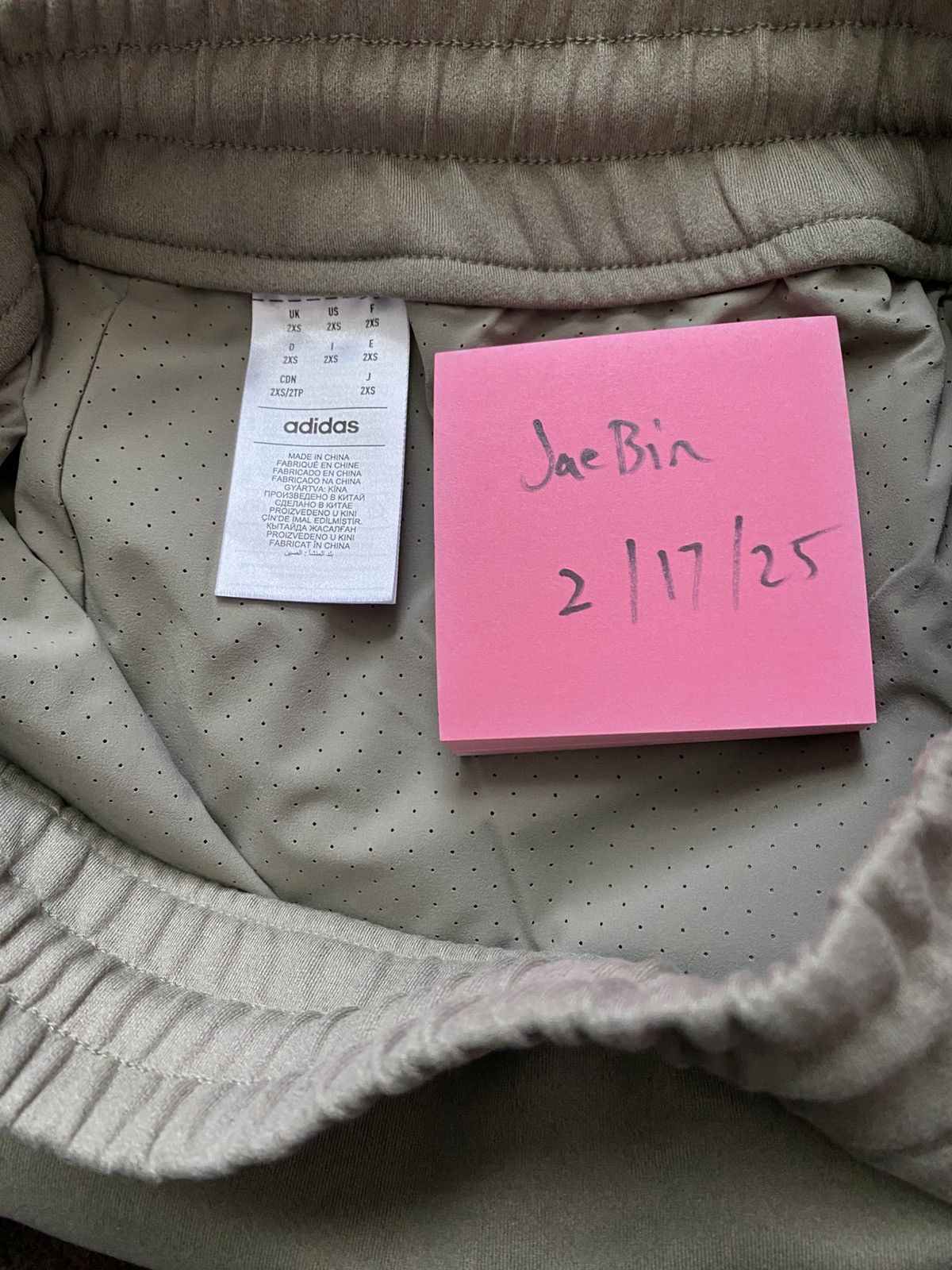 Adidas × Fear of God Fear of God Athletics Clay Relaxed Suede Fleece Pants XXS Size US 29 - 3 Thumbnail