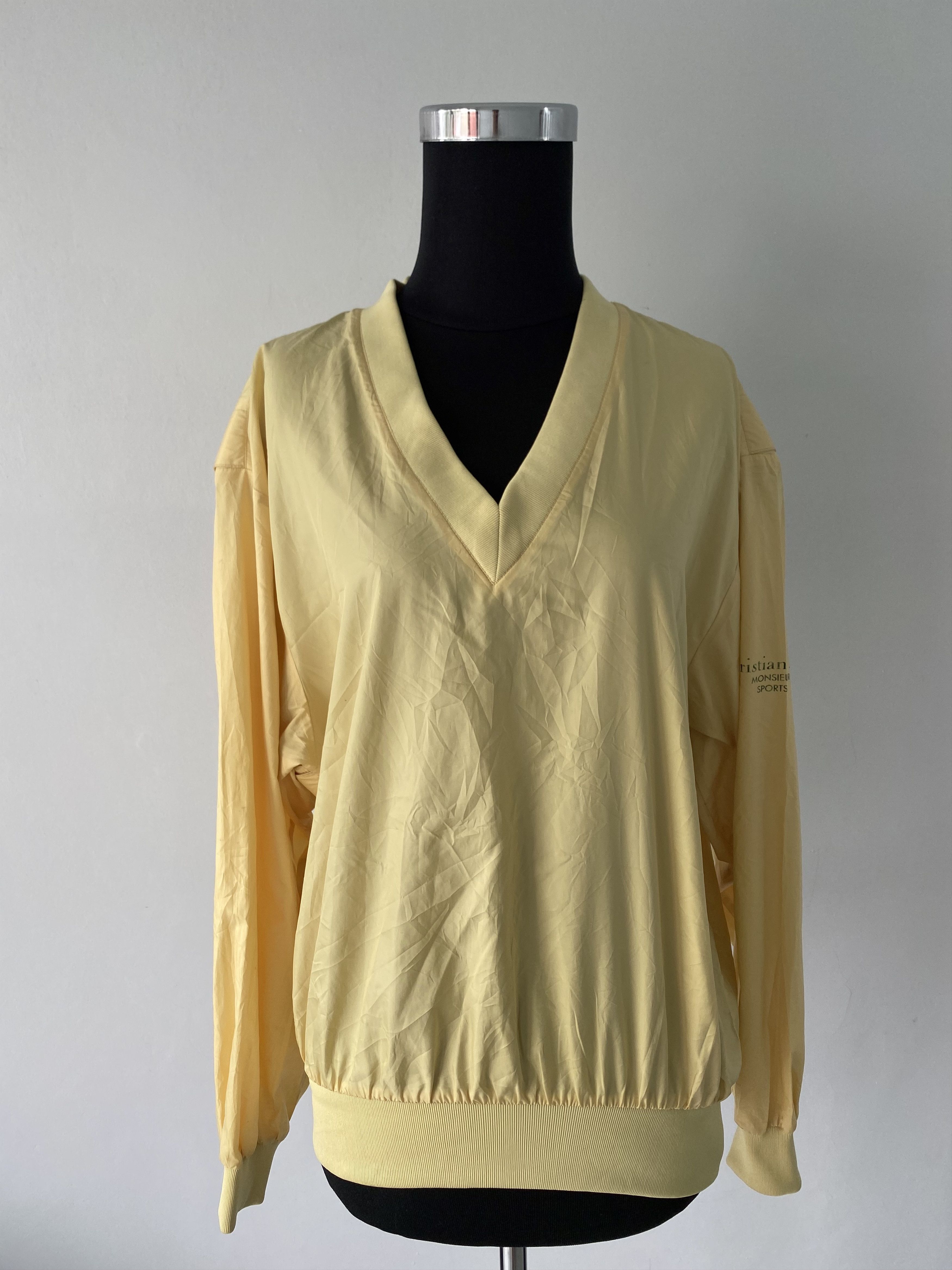 Christian Dior Monsieur Vintage 90s Christian Dior Vneck Light Jacket Size US L / EU 52-54 / 3 - 1 Thumbnail