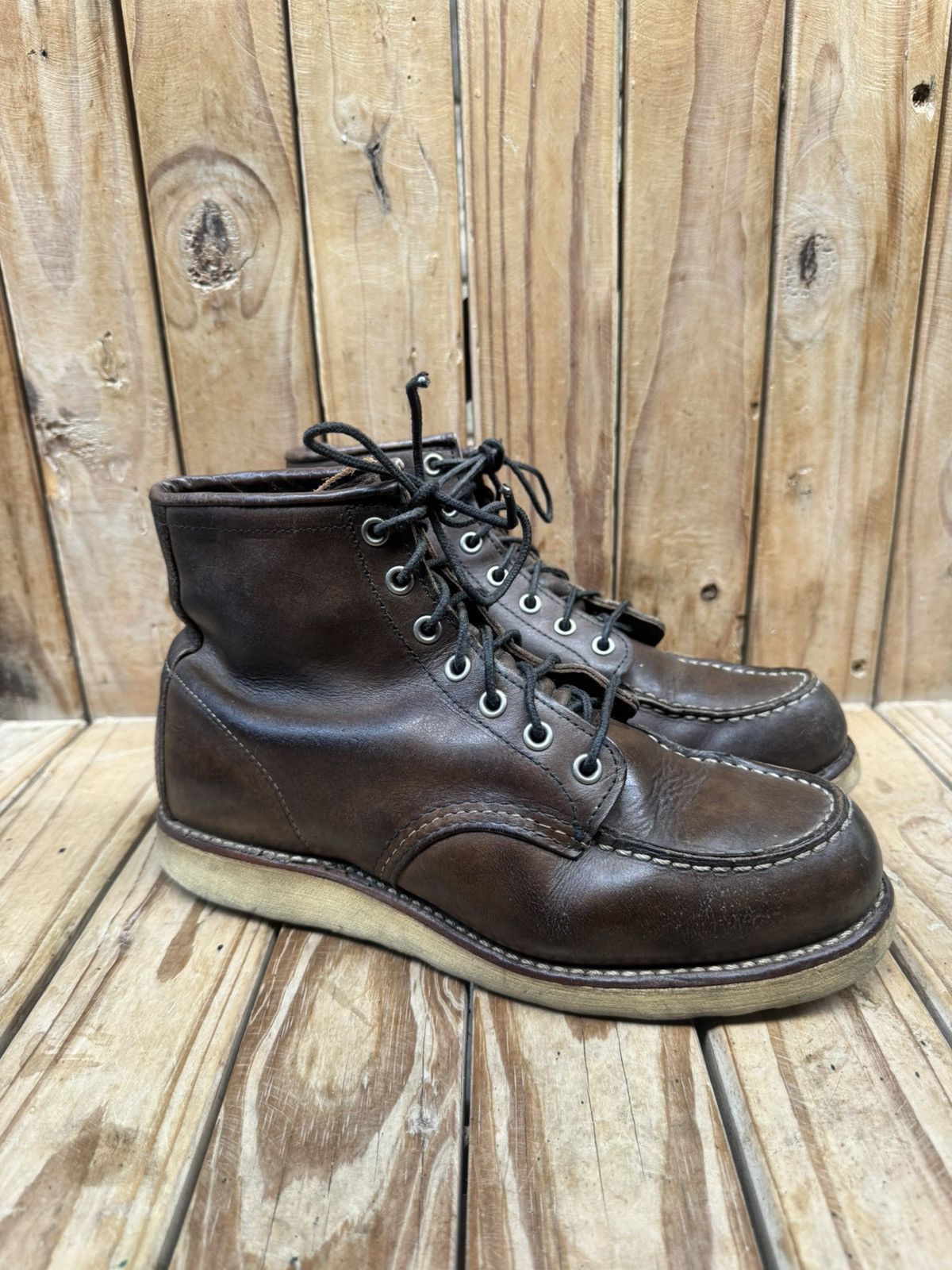 Red Wing Red Wing 8890 Moc Toe Brown Boots US 8 D |UK 7 | EUR 41 Size US 8 / EU 41 - 4 Thumbnail