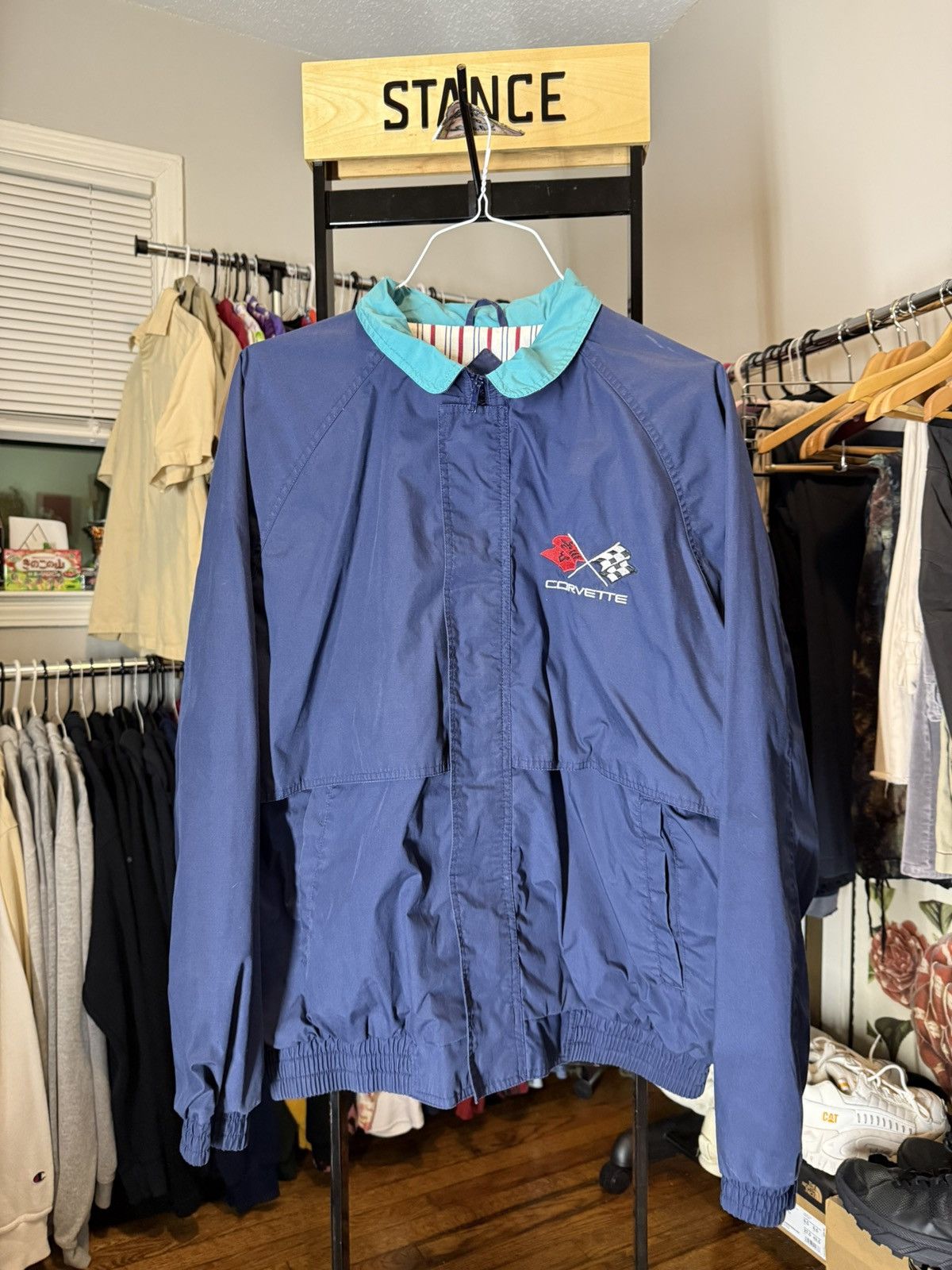 Vintage Vintage 90’s Corvette Windbreaker Size US L / EU 52-54 / 3 - 1 Thumbnail