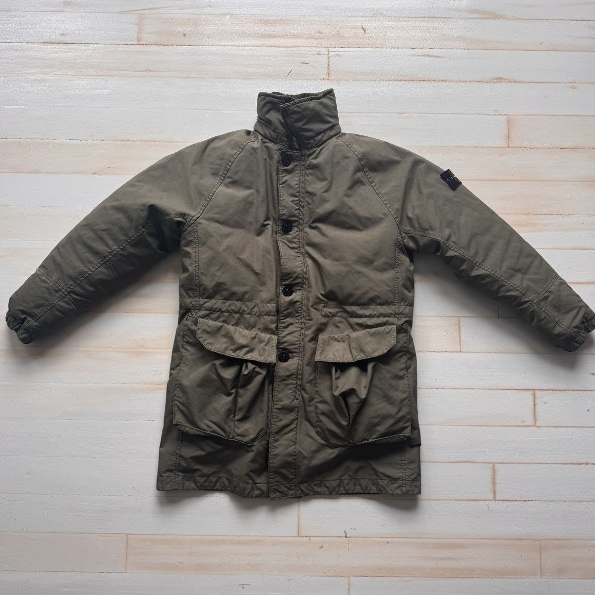 Stone Island Stone Island Down Jacket - Khaki Size US S / EU 44-46 / 1 - 5 Thumbnail