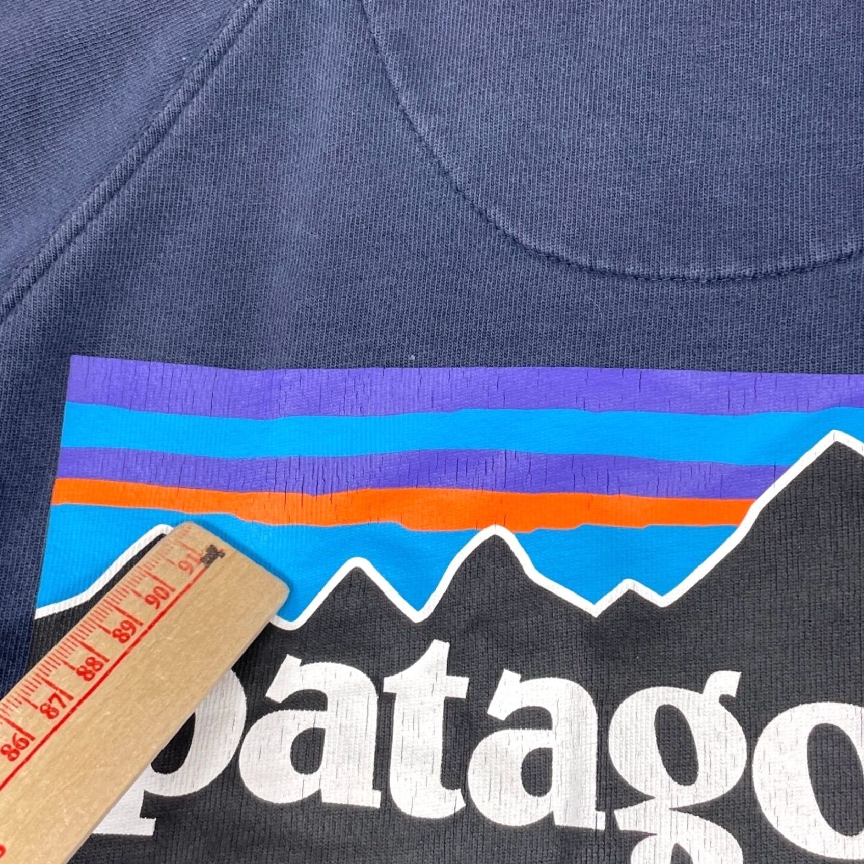 Patagonia Patagonia Sweatshirt Mens XS Navy Blue P-6 Logo Graphic Pullover Organic Cotton Size US XS / EU 42 / 0 - 4 Thumbnail