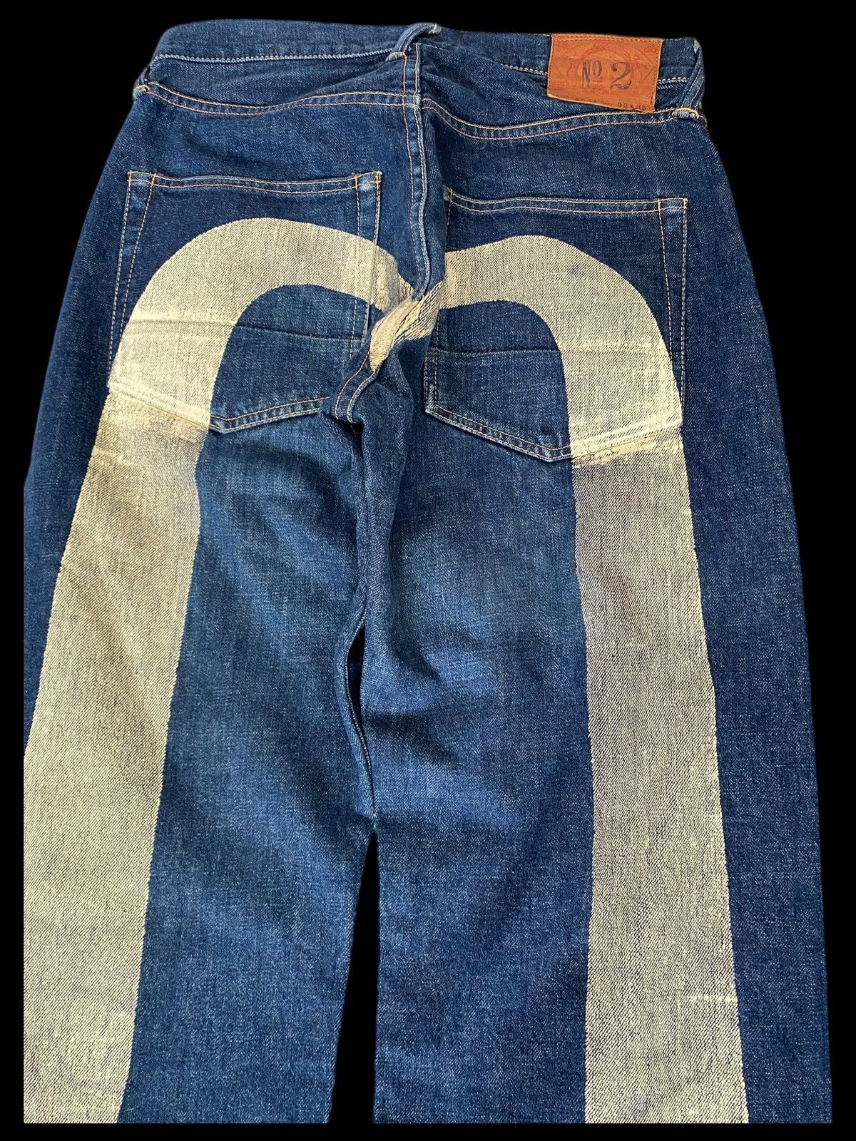 Evisu Evisu by Yamane Baggy Blue Selvedge Denim Daicock Big Logo Size US 32 / EU 48 - 4 Thumbnail